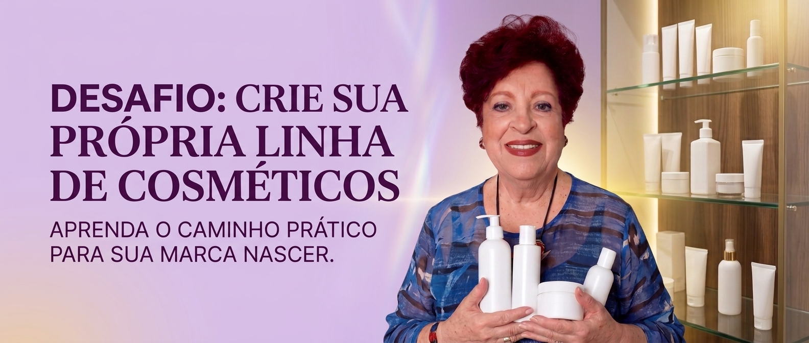 Crie seu curso de cosmeticos